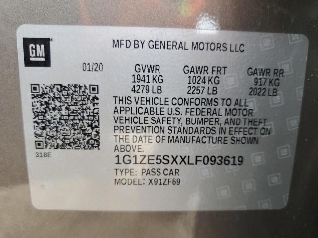 2020 CHEVROLET MALIBU PRE - 1G1ZE5SXXLF093619