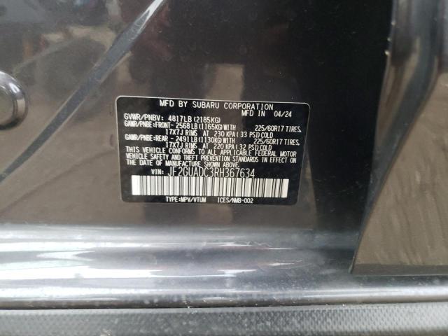 2024 SUBARU CROSSTREK - JF2GUADC3RH367634