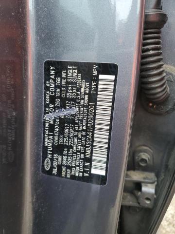 2017 HYUNDAI TUCSON LIM - KM8J3CA41HU290201