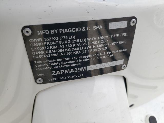 2022 VESPA GTS 300 ZAPMA39M6N5202680