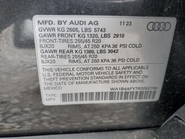 2024 AUDI SQ5 PREMIU WA1B4AFY7R2052799