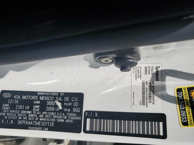 2017 KIA FORTE LX - 3KPFK4A75HE107118