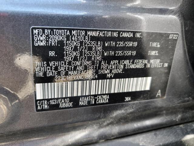 2022 TOYOTA RAV4 XLE P 2T3C1RFVXNC198804