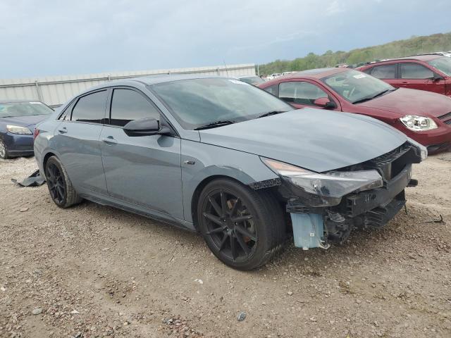 Vin: kmhlr4af2pu452172, lot: 54495885, hyundai elantra n line 20234