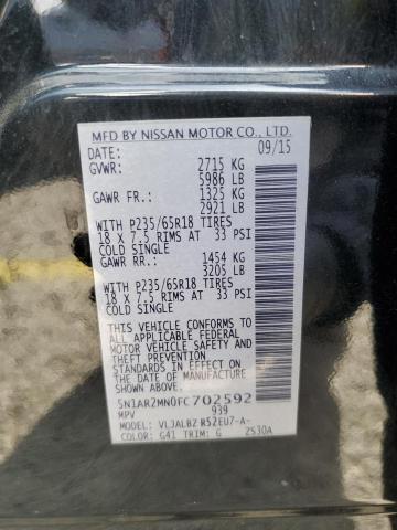 2015 NISSAN PATHFINDER - 5N1AR2MN0FC702592