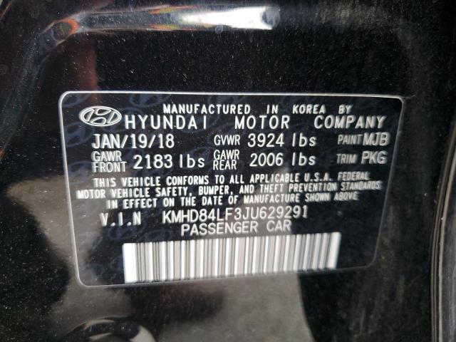 2018 HYUNDAI ELANTRA SE - KMHD84LF3JU629291