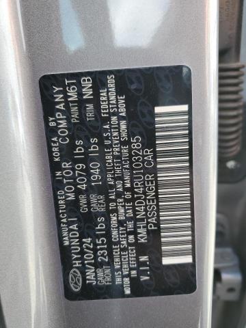 2024 HYUNDAI ELANTRA LI KMHLN4DJ4RU103285