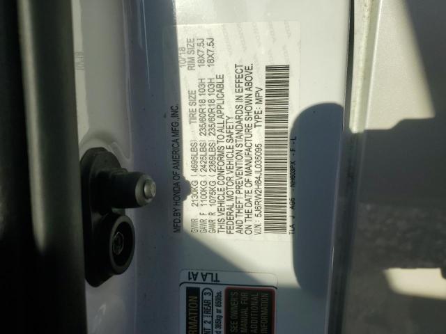 2018 HONDA CR-V EXL - 5J6RW2H84JL035095