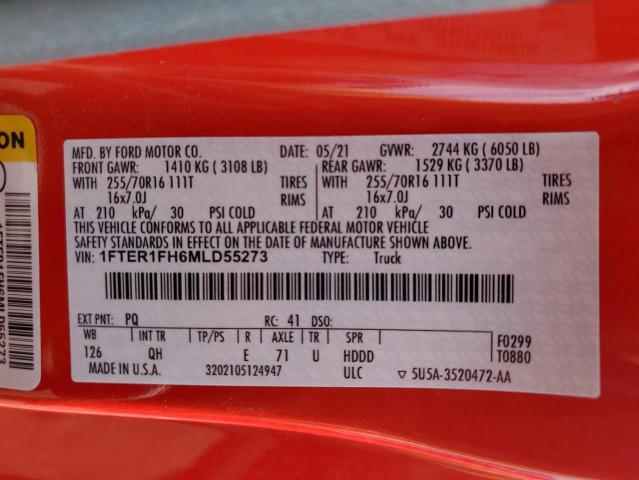 2021 FORD RANGER XL - 1FTER1FH6MLD55273