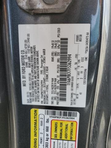 2015 FORD MUSTANG GT - 1FA6P8CF7F5362994