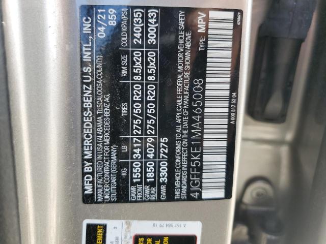 2021 MERCEDES-BENZ GLS 450 4M - 4JGFF5KE1MA465008