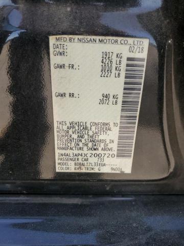 2018 NISSAN ALTIMA 2.5 - 1N4AL3AP4JC200720