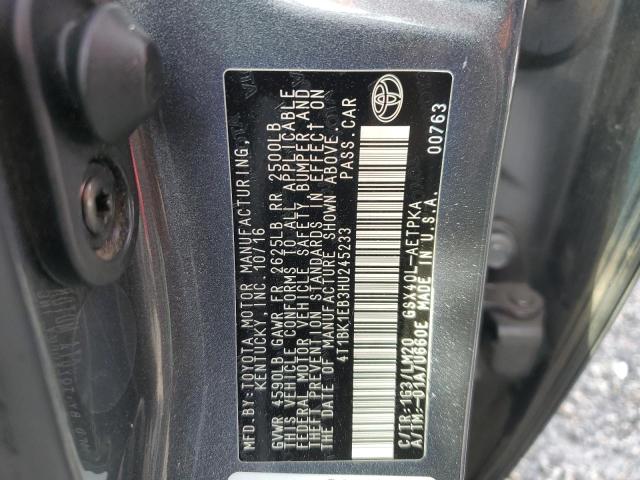 2017 TOYOTA AVALON XLE - 4T1BK1EB3HU245233