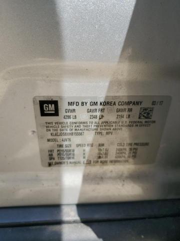 2017 BUICK ENCORE PRE KL4CJDSBXHB155567