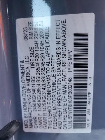 2023 HONDA PASSPORT E - 5FNYF8H03PB032148