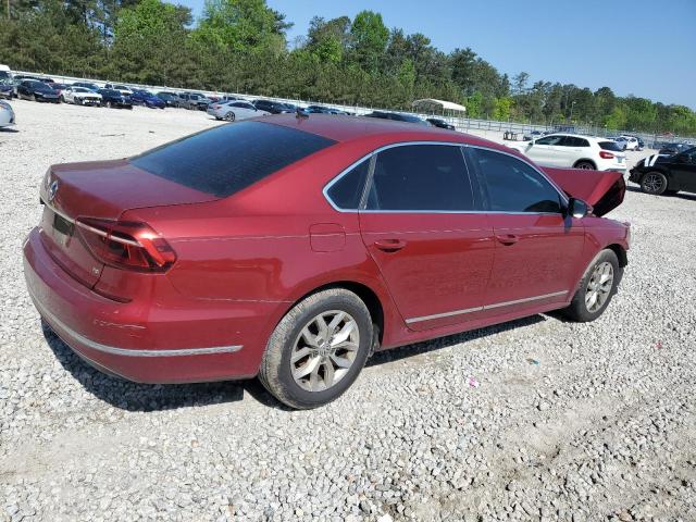 Vin: 1vwat7a32hc013658, lot: 51754065, volkswagen passat s 20173