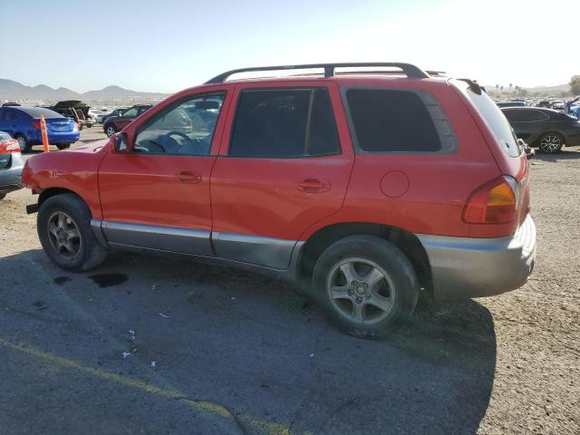 HYUNDAI SANTA FE G 2004 red  gas KM8SC13D34U822693 photo #3