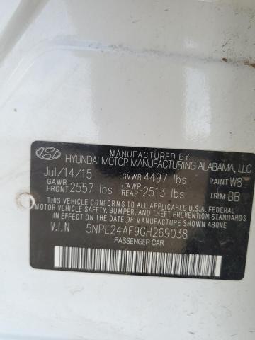 2016 HYUNDAI SONATA SE - 5NPE24AF9GH269038