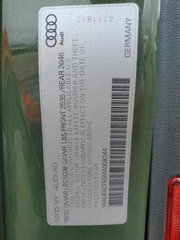 2021 AUDI A5 PRESTIG - WAUEACF55MA008244