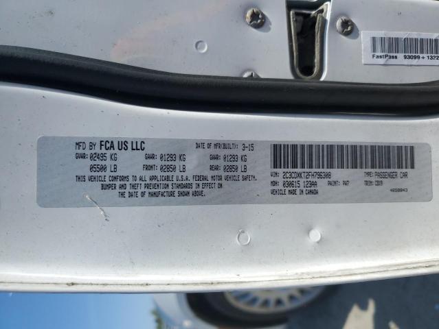 2015 DODGE CHARGER PO 2C3CDXKT2FH796308