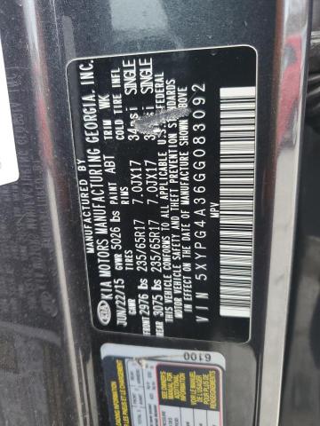 2016 KIA SORENTO LX - 5XYPG4A36GG083092