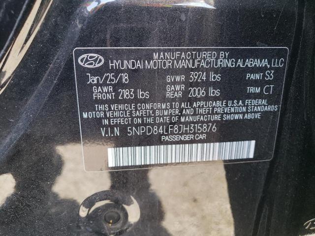 2018 HYUNDAI ELANTRA SE - 5NPD84LF8JH315876