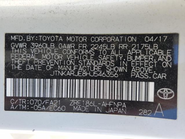 2017 TOYOTA COROLLA IM - JTNKARJE8HJ546356