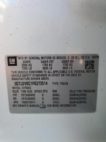 2015 GMC SIERRA K15 - 3GTU2VEC1FG273514
