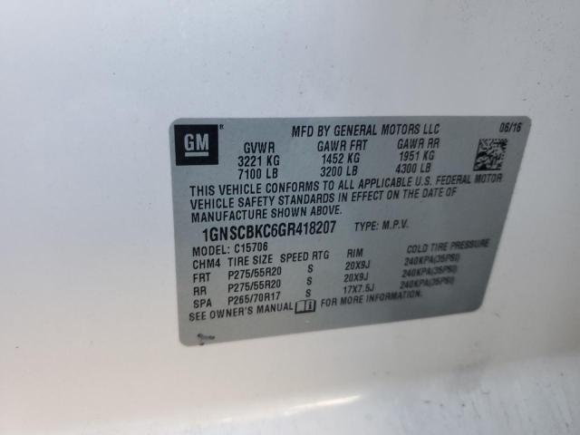 2016 CHEVROLET TAHOE C150 - 1GNSCBKC6GR418207