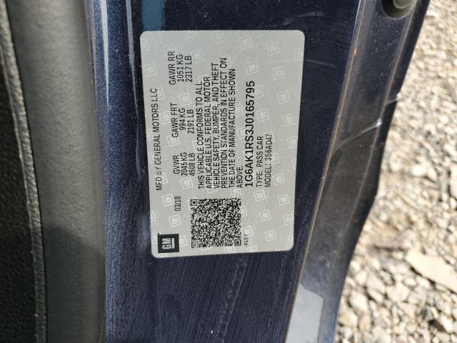 2018 CADILLAC ATS PREMIU 1G6AK1RS3J0165795