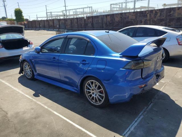 MITSUBISHI LANCER EVO 2015 blue  gas JA32W8FV6FU020892 photo #3