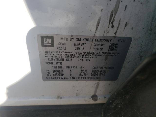 2021 CHEVROLET TRAILBLAZE - KL79MTSLXMB139970