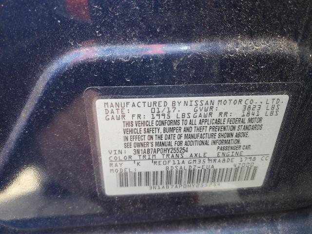 2017 NISSAN SENTRA S - 3N1AB7AP0HY255254