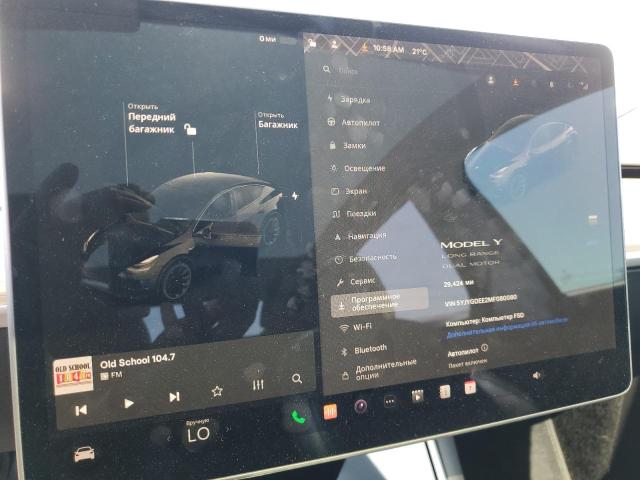2021 TESLA MODEL Y 5YJYGDEE2MF080080