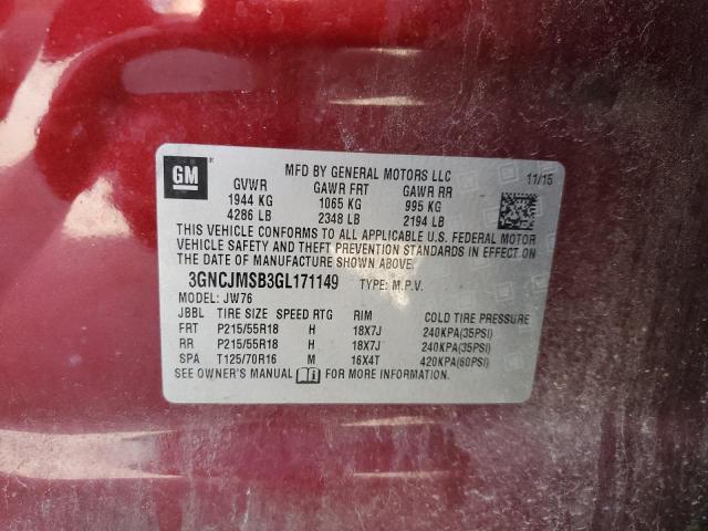 2016 CHEVROLET TRAX LTZ #3262369478