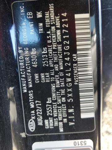 2018 KIA OPTIMA SX - 5XXGW4L24JG217214