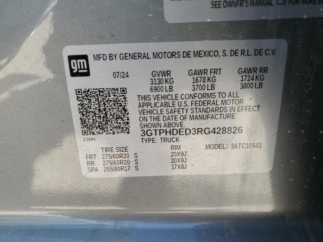 2024 GMC SIERRA C15 3GTPHDED3RG428826