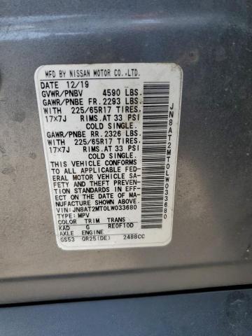 2020 NISSAN ROGUE S - JN8AT2MT0LW033680