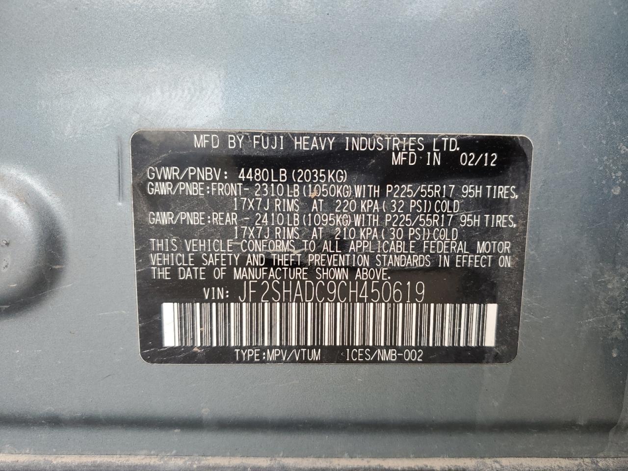 Subaru Forester 2 2012