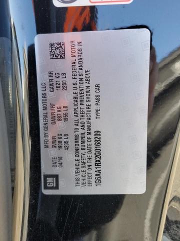 2016 CADILLAC ATS - 1G6AA1RX2G0168209
