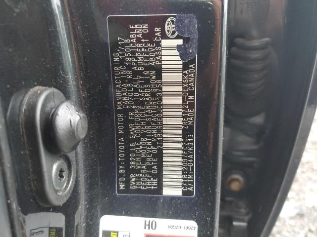 2018 TOYOTA COROLA 2T1BURHE0JC013758