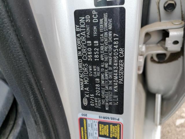 2017 KIA RIO LX KNADM4A34H6054817