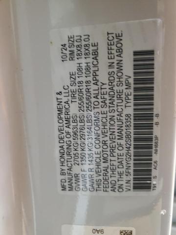 2025 HONDA PILOT EXL - 5FNYG2H42SB018358