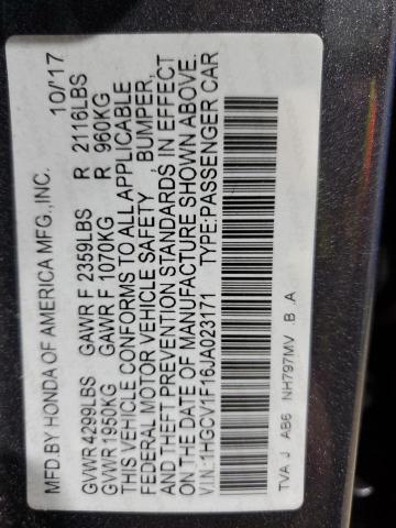 2018 HONDA ACCORD LX - 1HGCV1F16JA023171
