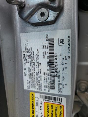 2018 FORD FUSION S - 3FA6P0G78JR196821