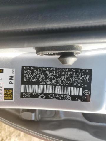 2021 TOYOTA COROLLA SE - JTDP4MCE3MJ066866