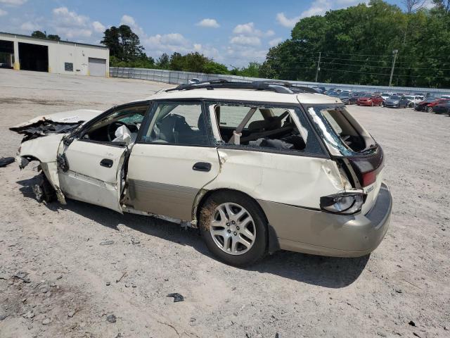 SUBARU LEGACY OUT 2004 cream station gas 4S3BH675447631188 photo #3