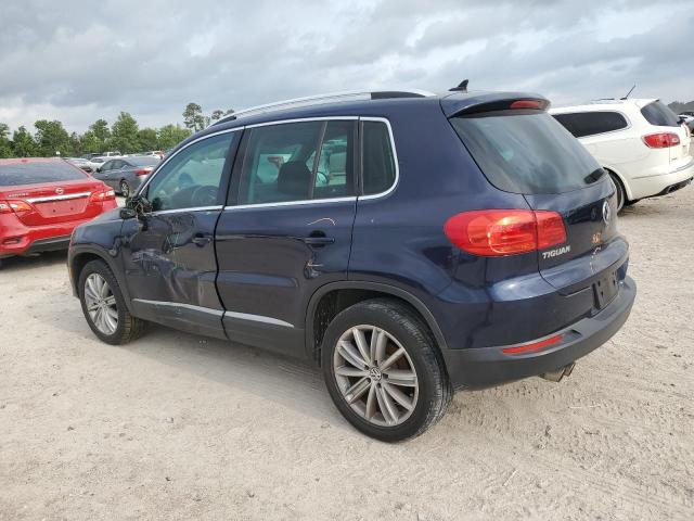 VOLKSWAGEN TIGUAN S 2013 blue 4dr spor gas WVGAV3AX9DW056696 photo #3