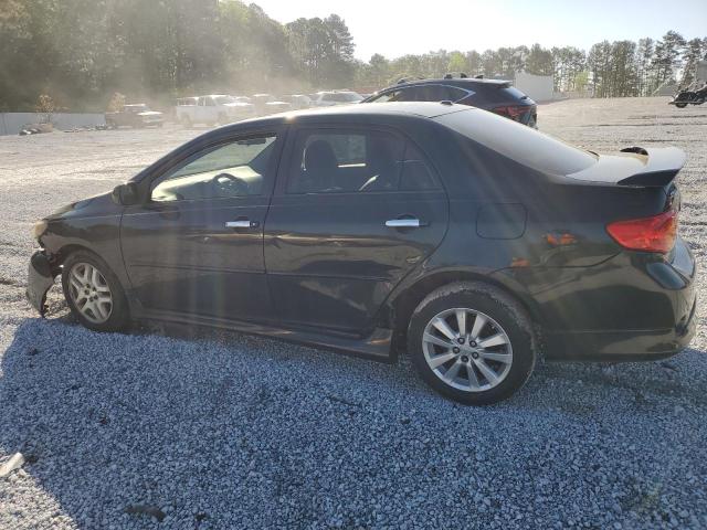 TOYOTA COROLLA BA 2010 black  gas 1NXBU4EE1AZ380397 photo #3