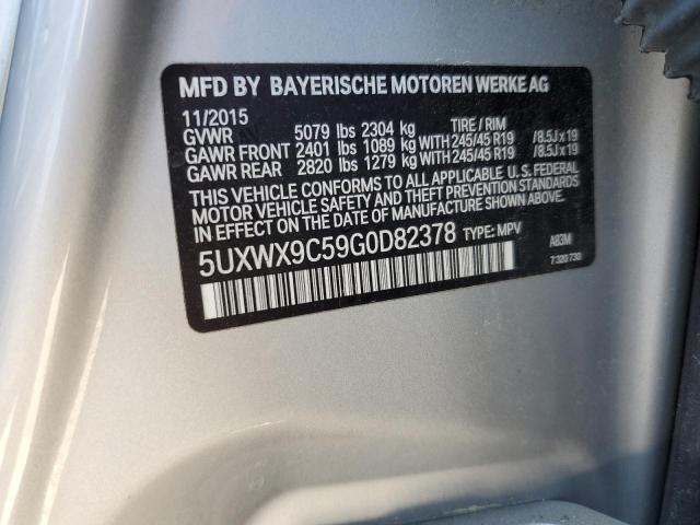 2016 BMW X3 XDRIVE2 - 5UXWX9C59G0D82378